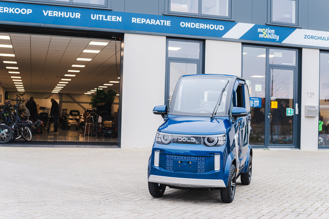 Showroom van Scootmobielwinkel Haren in Haren